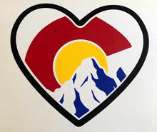 Load image into Gallery viewer, Colorado Heart Sticker