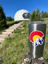 Load image into Gallery viewer, Colorado flag logo sticker printed 3"
