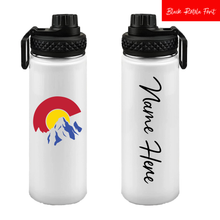 Load image into Gallery viewer, Colorado Stainless Steel Personalized 22 oz Water Bottle