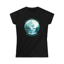 Load image into Gallery viewer, Life is Better in the Mountains Graphic Distressed Women's T-Shirt
