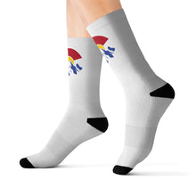 Load image into Gallery viewer, Colorado Logo Flag C Socks