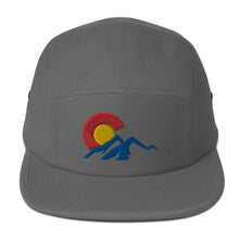 Load image into Gallery viewer, Five Panel Cap with Colorado C over Mountains