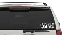 Load image into Gallery viewer, Colorado Mountain Car Sticker - White