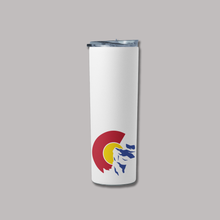 Load image into Gallery viewer, Colorado 20 oz Skinny Tumbler with Straw