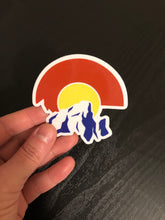Load image into Gallery viewer, Colorado flag logo sticker printed 3"