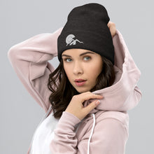 Load image into Gallery viewer, Colorado Cuffed Beanie with White Embroidered Design