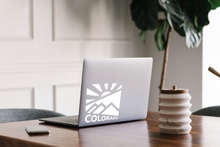 Load image into Gallery viewer, Colorado White Mountain Sun Sticker