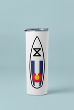 Load image into Gallery viewer, 20 oz Colorado SUP Skinny Tumbler with Straw