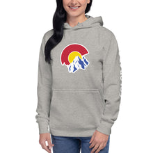 Load image into Gallery viewer, Colorado Mountains Hoodie with Sleeve Colorado