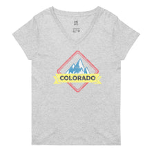 Load image into Gallery viewer, Women’s Colorado Distressed V-neck T-shirt