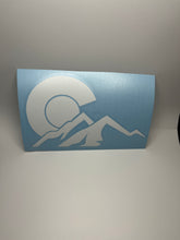 Load image into Gallery viewer, Colorado C over Mountains Sticker Decal
