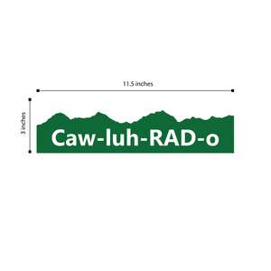 Colorado Bumper Sticker