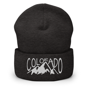 Colorado Mountains Winter Beanie
