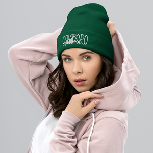 Colorado Mountains Winter Beanie