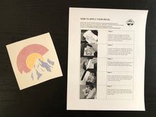 Load image into Gallery viewer, Colorado flag logo sticker
