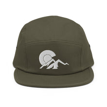 Load image into Gallery viewer, Five Panel Cap with White Colorado C over Mountains
