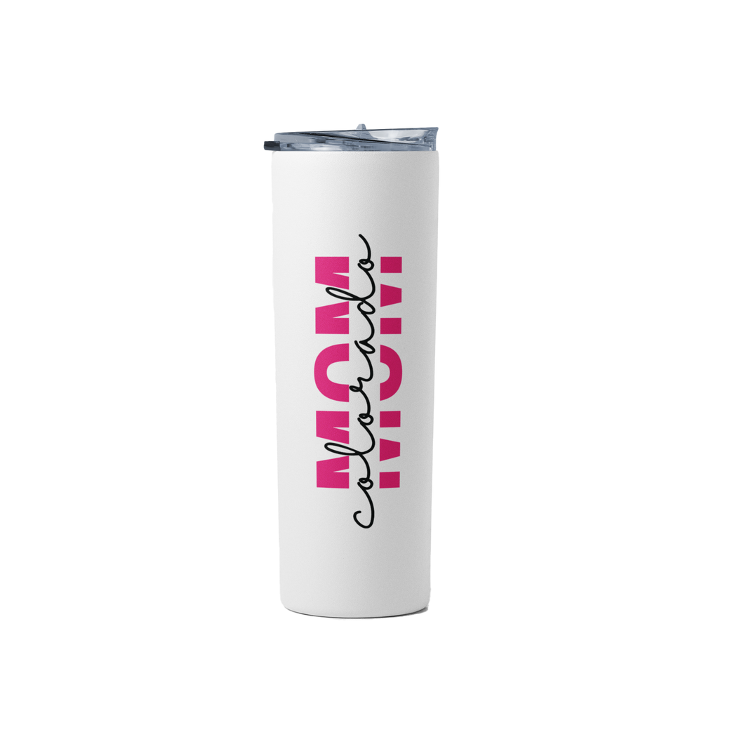 Colorado Mom Skinny Tumbler