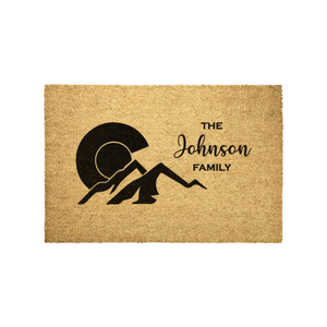 Custom Personalized Colorado Welcome Door Mat