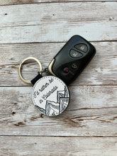 Load image into Gallery viewer, I&#39;d Rather be in Colorado 2 Inch Round Leather Keychain
