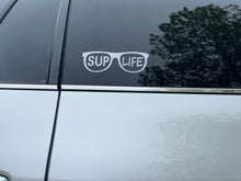 Load image into Gallery viewer, SUP Life with Glasses Vinyl Sticker
