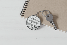 Load image into Gallery viewer, I&#39;d Rather be in Colorado Mountain Keychain
