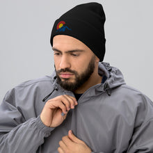 Load image into Gallery viewer, Colorado Cuffed Beanie with 3 Color Embroidered Design
