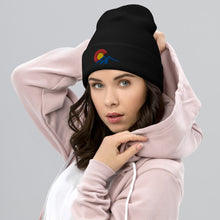 Load image into Gallery viewer, Colorado Cuffed Beanie with 3 Color Embroidered Design
