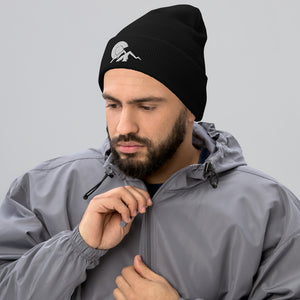 Colorado Cuffed Beanie with White Embroidered Design