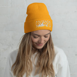 Colorado Mountains Winter Beanie