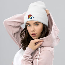 Load image into Gallery viewer, Colorado Cuffed Beanie with 3 Color Embroidered Design

