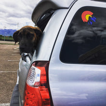Load image into Gallery viewer, Colorado flag logo sticker

