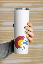 Load image into Gallery viewer, Colorado 20 oz Skinny Tumbler with Straw
