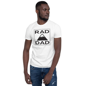 Rad Dad Mountain Fathers Day Short-Sleeve Unisex T-Shirt