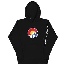 Load image into Gallery viewer, Colorado Mountains Hoodie with Sleeve Colorado
