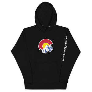 Colorado Mountains Hoodie with Sleeve Colorado