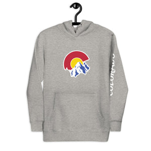 Colorado Mountains Hoodie with Sleeve Colorado