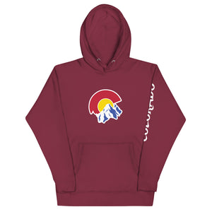 Colorado Mountains Hoodie with Sleeve Colorado