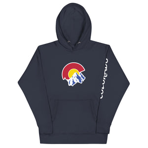 Colorado Mountains Hoodie with Sleeve Colorado
