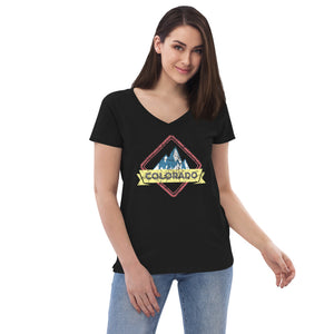 Women’s Colorado Distressed V-neck T-shirt