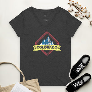 Women’s Colorado Distressed V-neck T-shirt