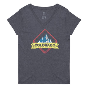 Women’s Colorado Distressed V-neck T-shirt