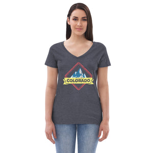 Women’s Colorado Distressed V-neck T-shirt