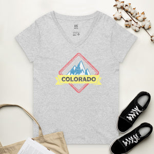 Women’s Colorado Distressed V-neck T-shirt